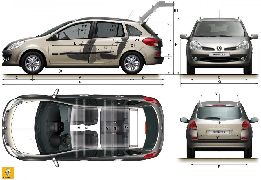  Renault Clio Estate 2007 года  (фото 13 из 50)